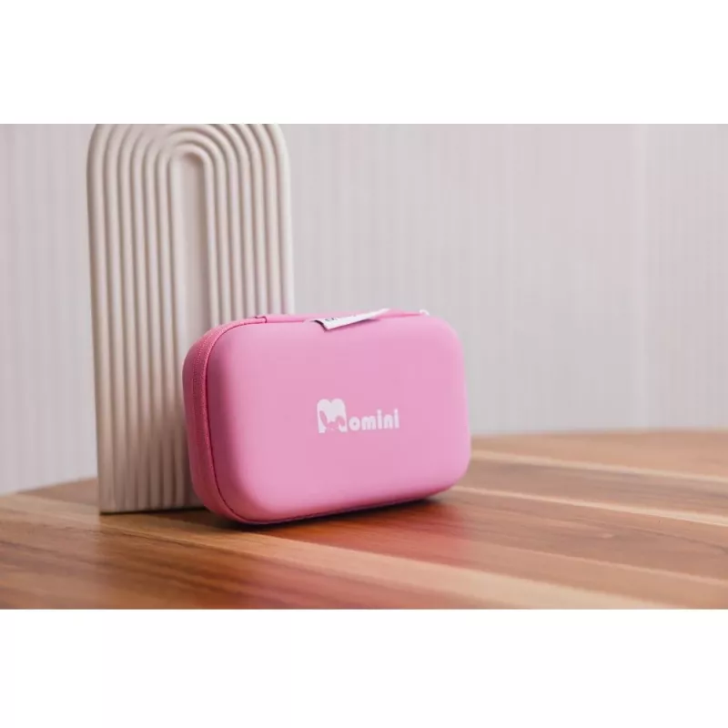 MOMINI Baby Care Kit Pinky – conjunto de cuidados para recém-nascidos de 10 peças com estojo de viagem