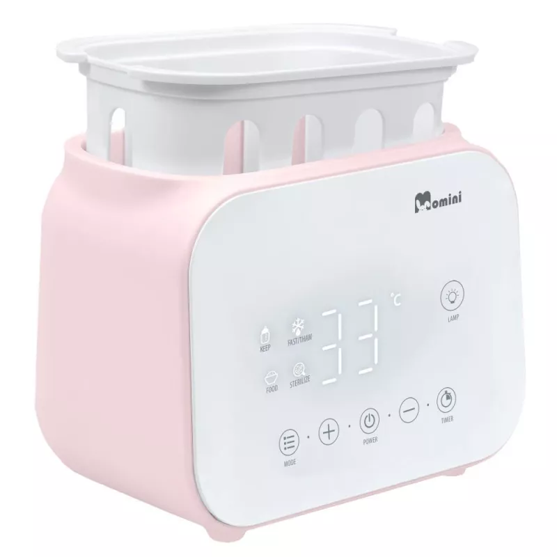 Momini Esterilizador e Aquecedor de Biberões 3-em-1 MelloDuo