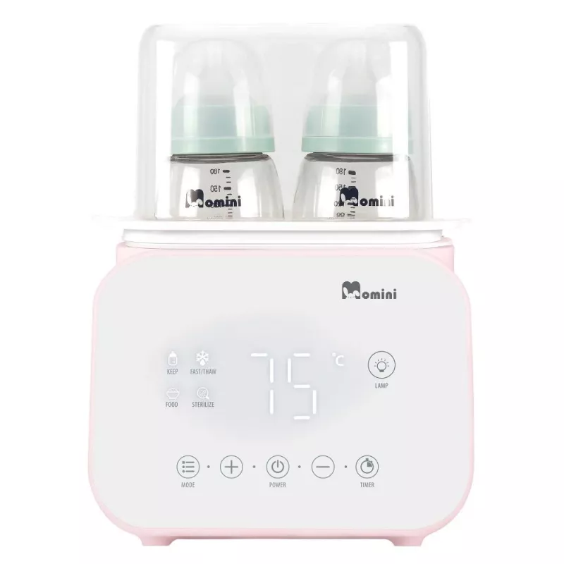 Momini Esterilizador e Aquecedor de Biberões 3-em-1 MelloDuo