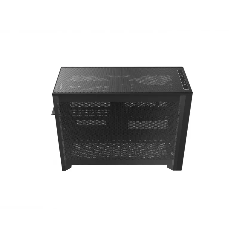Caixa de PC mini-tower Montech TEN (B), vidro temperado, preto, Micro-ATX/Mini-ITX