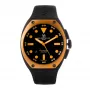 Montres de Luxe relógio de homem automático 09SA-BK-1002 48mm mostrador preto bracelete de pele
