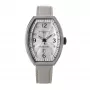 Relógio de quartzo analógico de mulher MONTRES DE LUXE 09EX-LAS-8300 39mm aço inoxidável couro