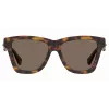 Óculos de sol de mulher formato olho de gato MOSCHINO MOS131S086F47 Havana castanho 54mm