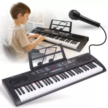 Teclado de aprendizagem eletrónico portátil MQ 603 UFB