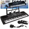 MQ 6159 UFB Teclado didático de 61 teclas para crianças com microfone