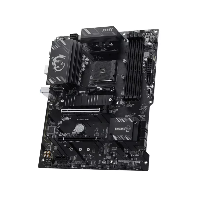 MSI B550 GAMING placa-mãe - chipset AMD B550, socket AM4, ATX, DDR4, HDMI/DP