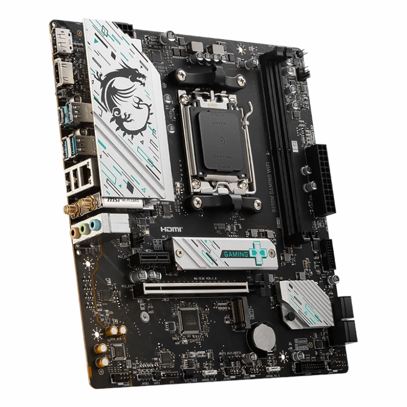 MSI B650M GAMING WIFI AMD AM5 mATX placa-mãe gaming