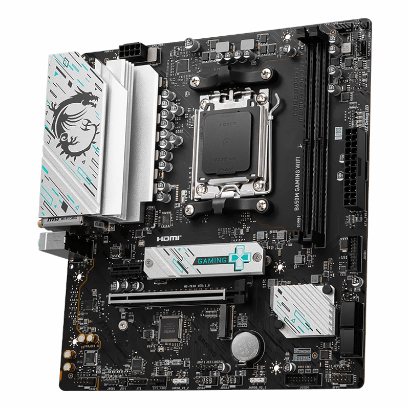 MSI B650M GAMING WIFI AMD AM5 mATX placa-mãe gaming
