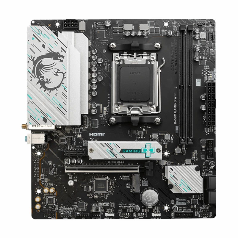 MSI B650M GAMING WIFI AMD AM5 mATX placa-mãe gaming