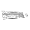 MSI Forge K210 Wireless Combo White US - Conjunto de teclado e rato
