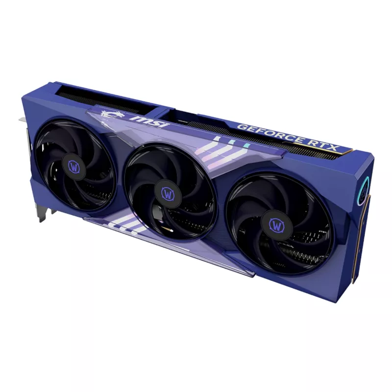 MSI GeForce RTX 5070 12GB World of Warcraft MIDNIGHT VOID EDITION OC placa gráfica