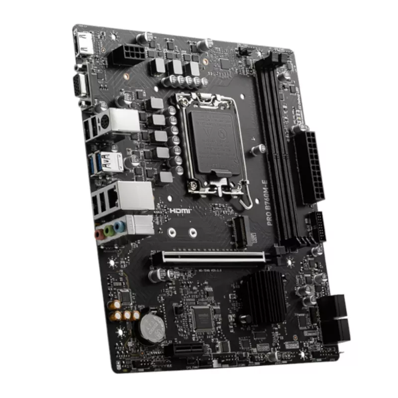 MSI PRO B760M-E DDR5 LGA1700 placa-mãe Micro-ATX