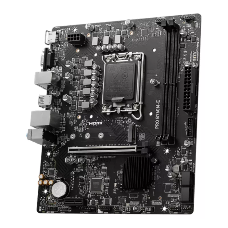 MSI PRO B760M-E DDR5 LGA1700 placa-mãe Micro-ATX