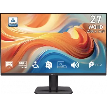 MSI PRO MP275QDE E14 Monitor 27 inch WQHD IPS 144Hz 1ms
