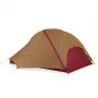 Tenda MSR FreeLite 2 Tan V3 - Tenda de caminhada ultraleve para 2 pessoas e 3 estações