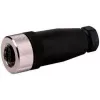 Conetor fêmea M12 Murrelektronik 5 polos codificação A, terminais de parafuso, conetor de campo, IP67 7000-12961-0000000