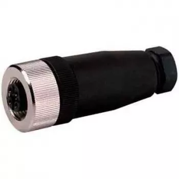 Conetor fêmea M12 Murrelektronik 5 polos codificação A, terminais de parafuso, conetor de campo, IP67 7000-12961-0000000