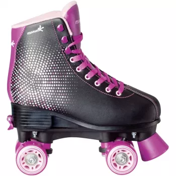 MUUWMI Patins de rodas para criança Disco, tamanho ajustável 35-38 EU, roxo