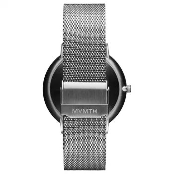 Relógio automático de homem MVMT 28000089-D 42 mm caixa em aço inoxidável bracelete em pele preto