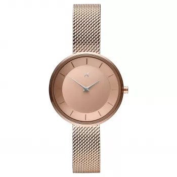 Relógio de mulher MVMT Nova ouro rosa aço inoxidável 32 mm D-FB01-RGS