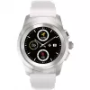 Smartwatch MyKronoz ZeTime prateado/branco, silicone, plano