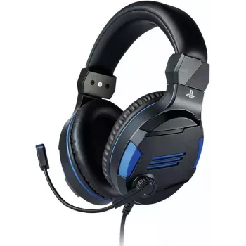 NACON Bigben Headset gaming com microfone PS4 V3 Preto/Azul