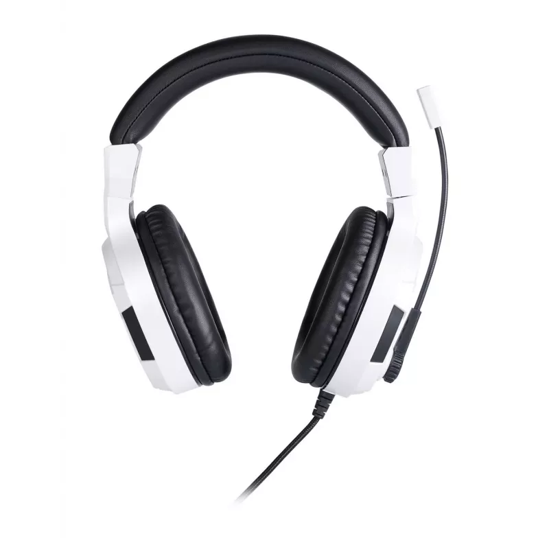 Headset gaming NACON PS4 V3 branco - auscultadores over-ear com fios e microfone para PlayStation 4, PC, dispositivos móveis