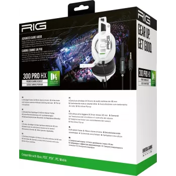 Headset gaming NACON RIG 300HX para Xbox, branco