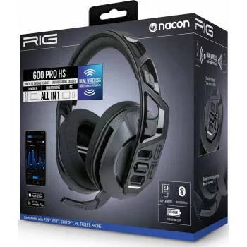 Auscultadores NACON RIG 600 PRO HS, preto