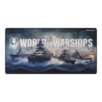 Tapete de rato gaming Natec Genesis Carbon 500 Maxi World of Warships Armada - 900 x 450 mm