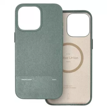 Capa Native Union (RE)Classic para iPhone 16 Pro Max com MagSafe - Slate Green