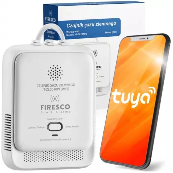 Sensor de gás natural Firesco JT-ZL2010W WiFi Tuya Smart Life