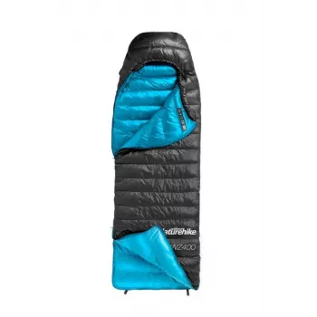 NATUREHIKE CW400 Saco-cama de penas de pato tamanho M preto NH18C400-D