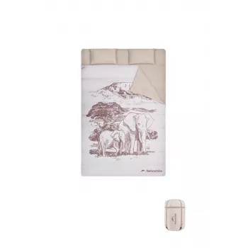 Saco-cama duplo NATUREHIKE M250 NH21MSD06 cinzento