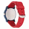 Relógio de quartzo analógico Nautica Atlantic para homem NAPATF204 mostrador azul bracelete de silicone azul 42,5mm