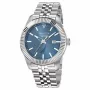 Relógio de quartzo analógico de homem Nautica NAPPBS248 43mm mostrador preto bracelete de silicone