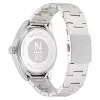 Nautica Relógio de homem quartzo analógico NAPFWS307 44 mm mostrador azul bracelete de silicone azul