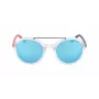 Óculos de sol de homem Nautica N3639SP-909 polarizados - armação retangular preta, lentes cinzentas