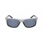 Nautica N3651SP-071 Óculos de sol de piloto polarizados para homem - Armação preta Lentes cinzentas 62mm