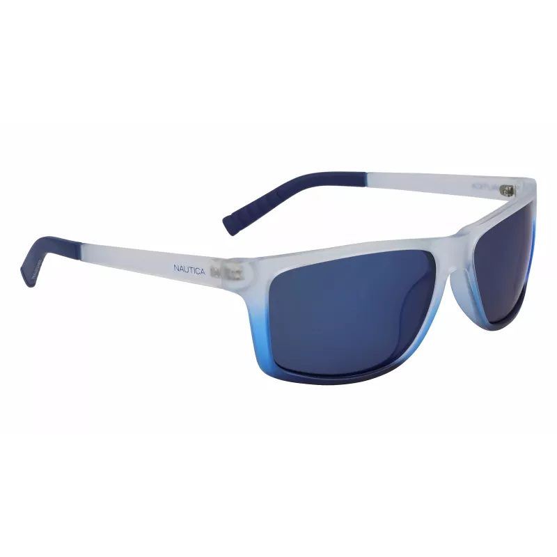 Óculos de sol de homem Nautica N3651SP-471 polarizados retangulares - preto