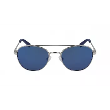 Óculos de sol Nautica N4641SP-040 homem retangulares polarizados - armação preta mate, lentes cinzentas