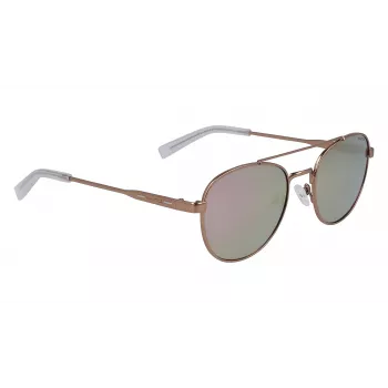 Nautica N4641SP-785 Óculos de sol retangulares polarizados de homem, castanho tartaruga, 53 mm
