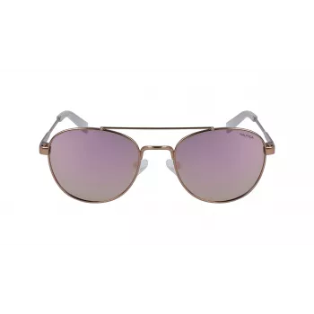 Nautica N4641SP-785 Óculos de sol retangulares polarizados de homem, castanho tartaruga, 53 mm