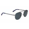 NAUTICA N4642SP-030 Óculos de sol retangulares polarizados para homem preto mate 54mm