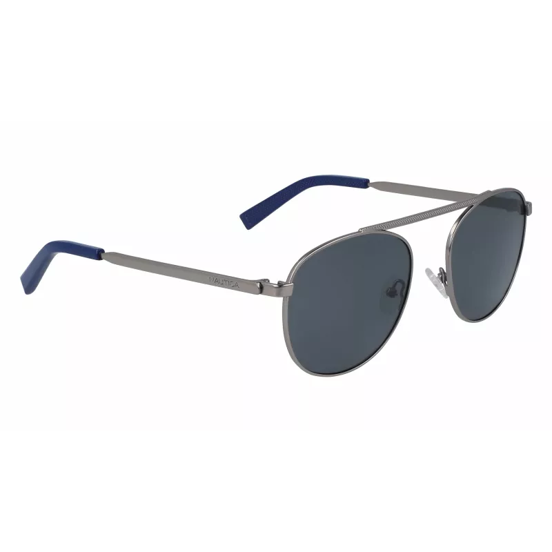 NAUTICA N4642SP-030 Óculos de sol retangulares polarizados para homem preto mate 54mm