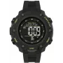 Nautica NAI19523G Relógio de pulso analógico de quartzo para homem, aço inoxidável e silicone, 44 mm, mostrador preto, data