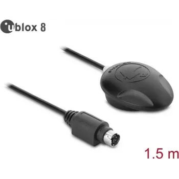 Navilock NL-804P EVA-M8Q MD6 Recetor Multi-GNSS Série PPS u-blox 8, Cabo de 1,5 m 62021