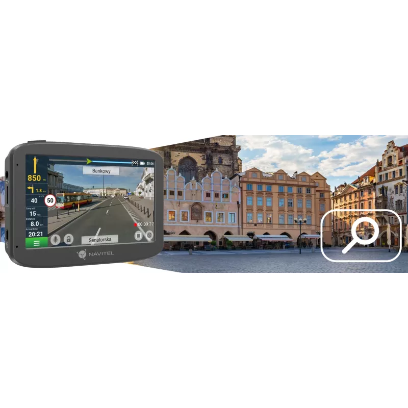 Navitel RE 5 DUAL câmara de tablier de canal duplo Full HD 1080p 2,35 polegadas IPS