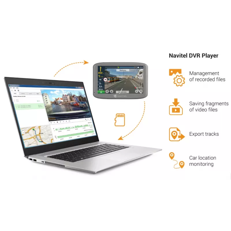 Navitel RE 5 DUAL câmara de tablier de canal duplo Full HD 1080p 2,35 polegadas IPS