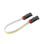 Lanterna frontal NEBO Bando 1K Strap Light 1000 lúmenes recarregável USB-C com base magnética - Cinzento